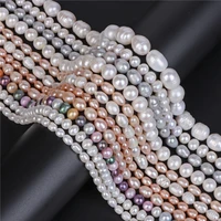 45 kinds of fine 100 natural freshwater pearl irregular rice shape beads for jewelry making diy elegant bracelet necklace 14