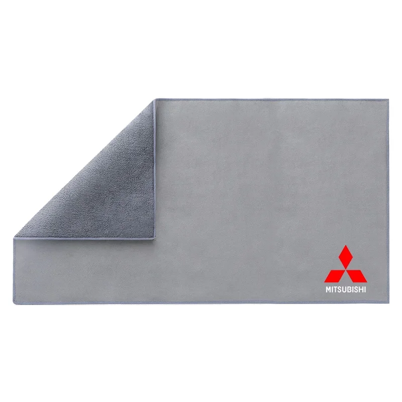 

Чистящее автомобильное полотенце из микрофибры, чистящие тряпки, автомобильные аксессуары для Mitsubishi Pajero Outlander Montero Lancer Triton l200 Galant