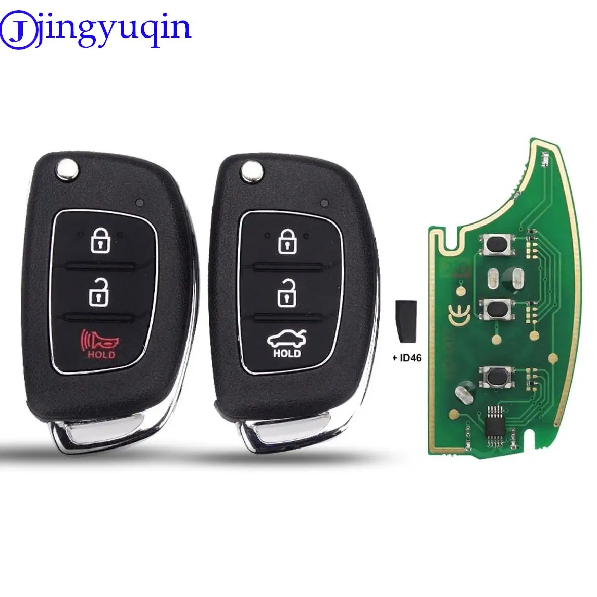 Jingyuqin 3B 433 МГц с id46 Автомобильный ключ плата управления для Hyundai Solaris Accent Tucson l10 l20 l30