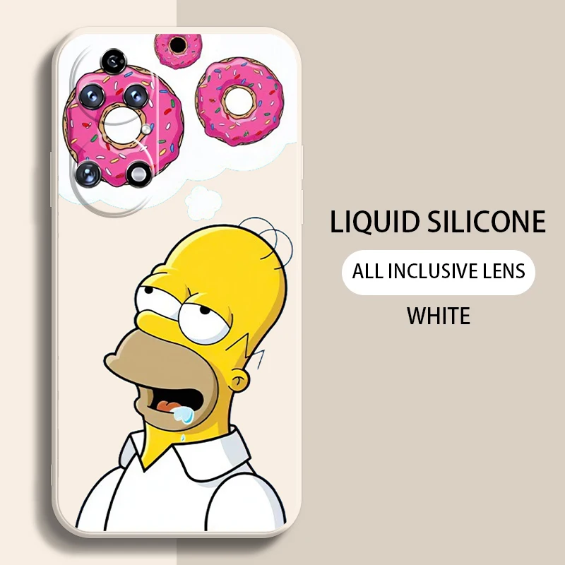 Мультяшные Симпсоны для Huawei P50 P40 P30 P20 PRO LITE P Smart Z S 2021 чехол телефона жидкий