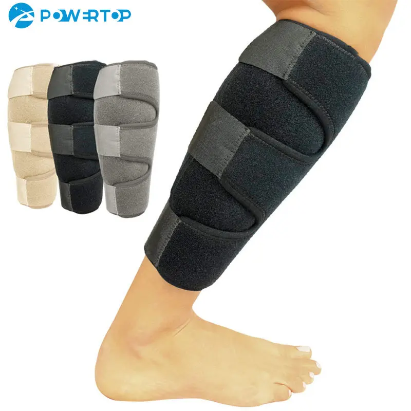 Calf Brace,Adjustable Shin Splint Support,Lower Leg Compression Wrap Increases Circulation,Reduces Muscle Swelling,Pain Relief