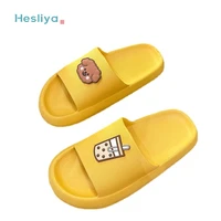 women platform slippers summer beach eva soft sole sandals leisure indoor mute slides bathroom anti slip flip flops flat shoes