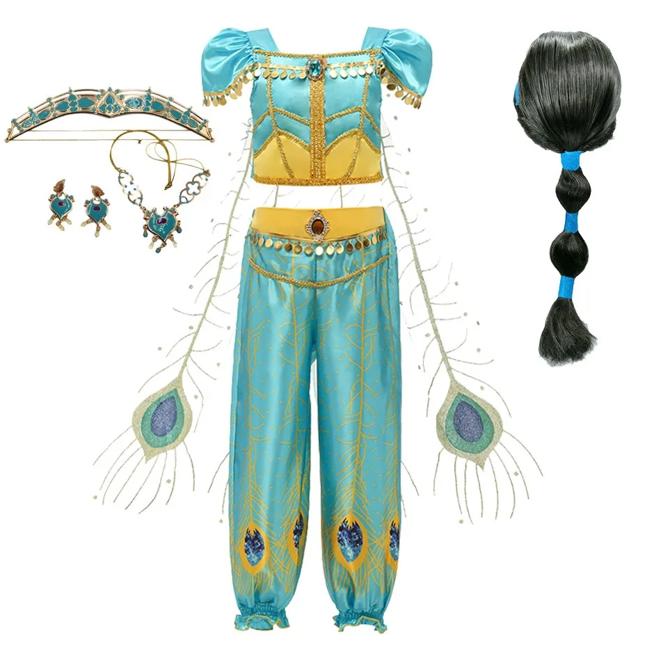 

Детская одежда, жасминовое платье на день рождения для девочек, рождественское платье с коротким рукавом, Карнавальная одежда для детей 3, 4, ...