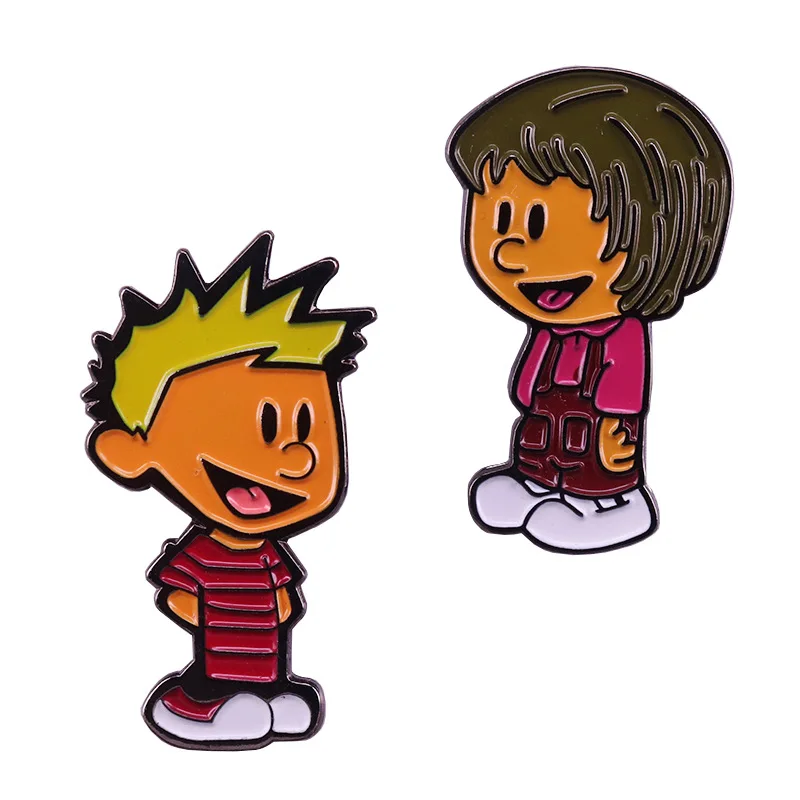 

Creative silver warped tail cat brooch cute glitter animal badge