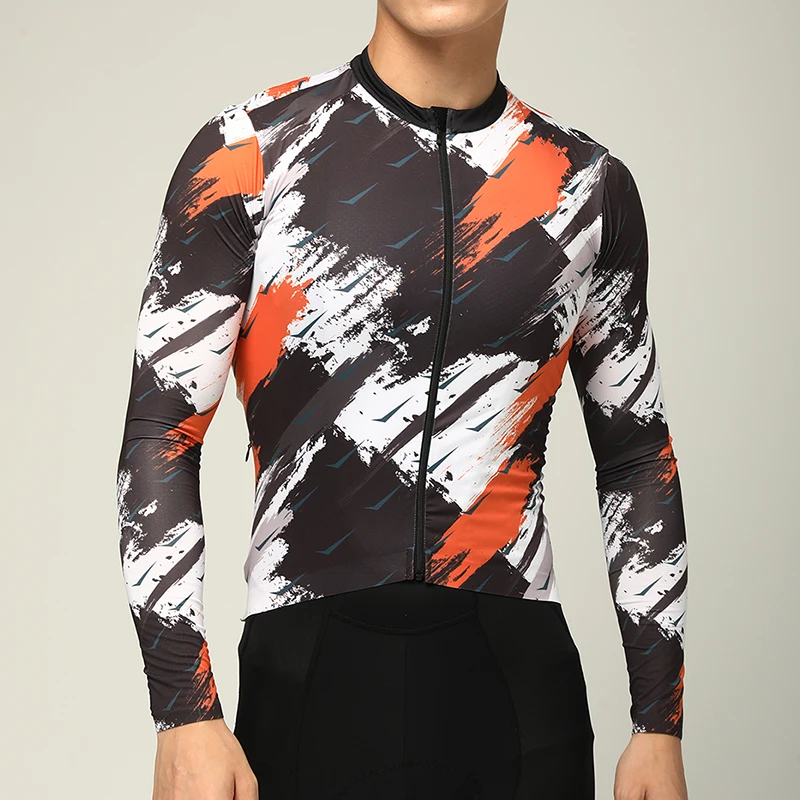 Велосипедная одежда KIAE с длинными рукавами для мужчин дышащий солнцезащитный