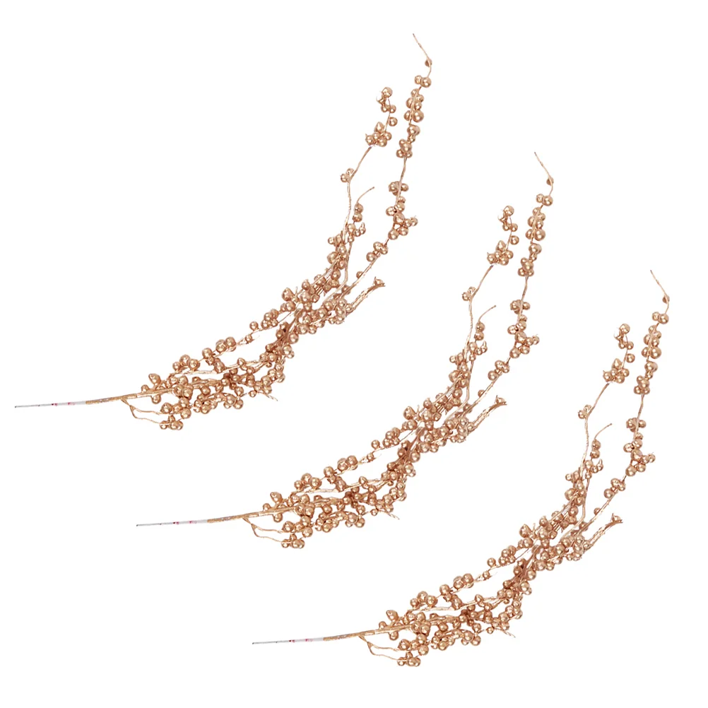 

Berry Artificial Christmas Floral Pick Branch Holly Stem Wreath Flower Berries Spray Pip Faux Arrangement Picks Goldtree