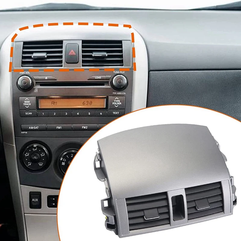 

Вентиляционная панель ABS, вентиляционная панель для Toyota Corolla 2008-2013 (без переключателя рулевого колеса) 55670-02160 55663-02060