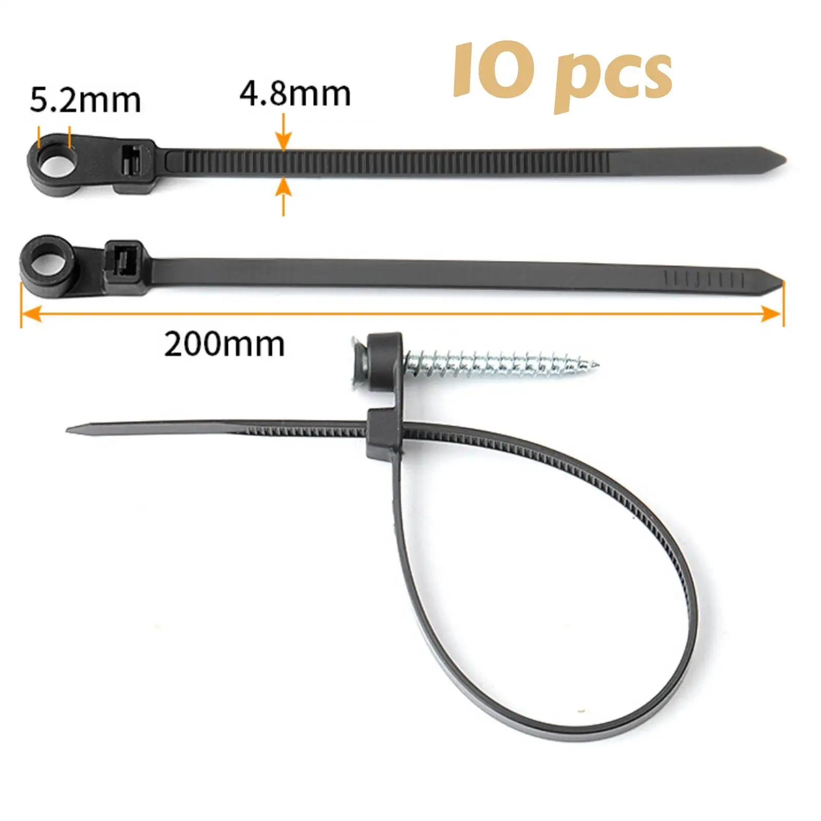 

Нейлоновые кабельные стяжки