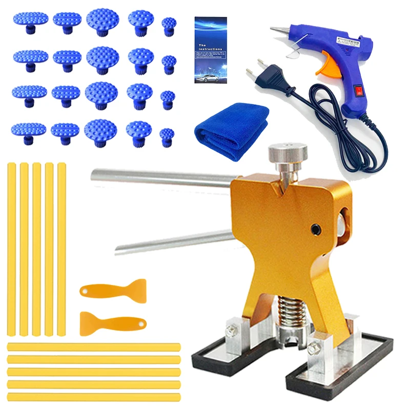 

Car Body Dent Repair Tools Auto Sunken Removal Supplies Mechanica Set Professional Workshop Multiple Size Suction Cup Puller Kit