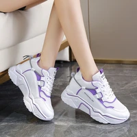 women platform chunky sneakers lace up casual vulcanize shoes women luxury designer old dad female fashion outdoor sneakers