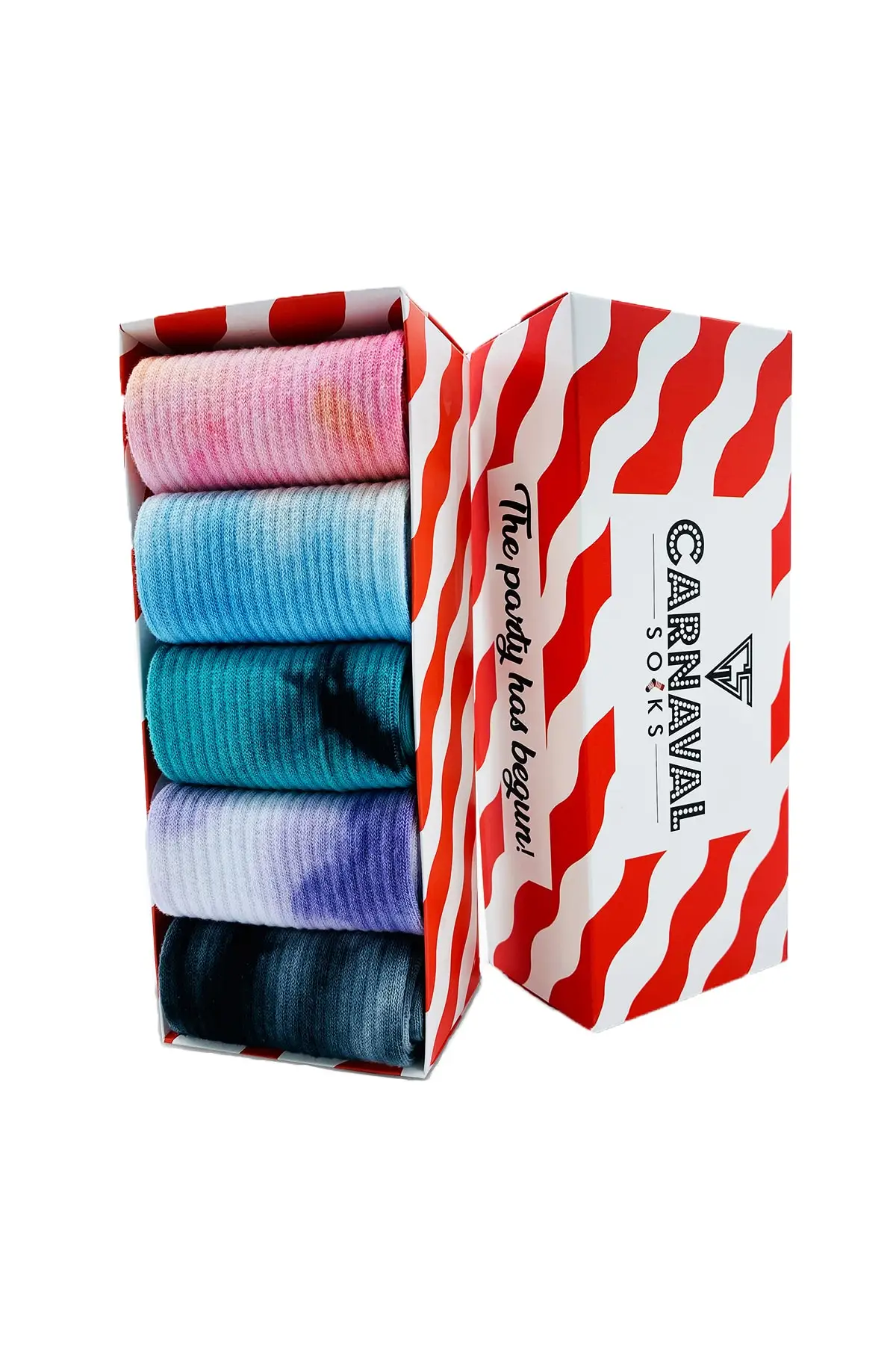

5'li Batik Socks Colorful Design Set