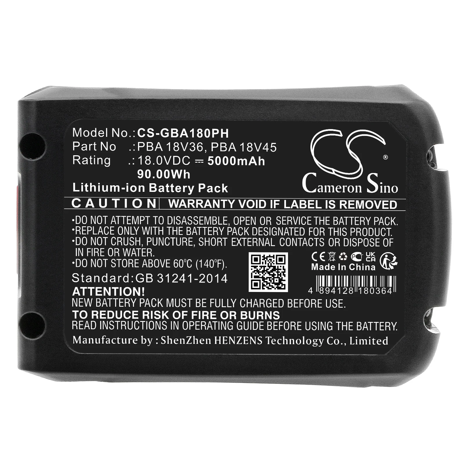 

CS Battery For Gardena P4A PBA 18V/72 PBA 18V20 PBA 18V36 PBA 18V45 PBA 18V72 PowerMax 32/36V P4A solo TCS 20 HandyMower 22/18V