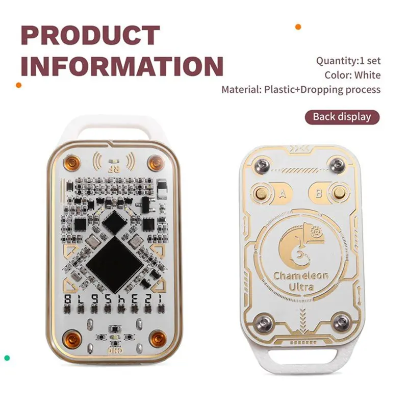 Фото B03B-Chameleon V3.0 Эмулятор-копир RFID-чипов для чтения и записи UID CUID, комплект 125 кГц 13,56 МГц, копировщик ID IC карт и смарт-меток №2