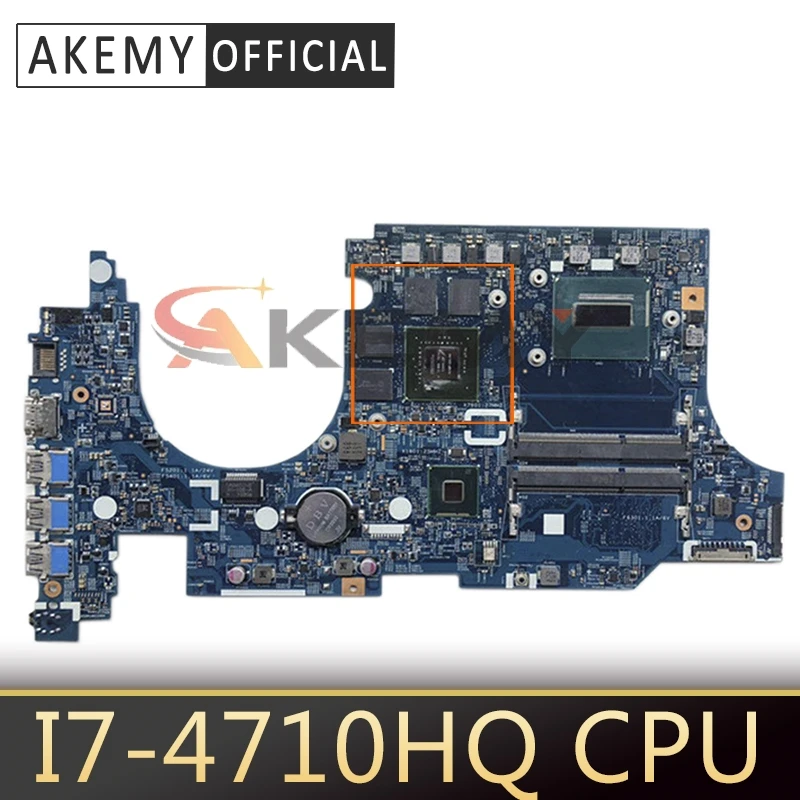 

Akemy Laptop Motherboard For ACER Aspire VN7-591G I7-4710HQ Mainboard 14206-1 448.02W02.0011 SR1PX N15P-GX-A2 DDR3
