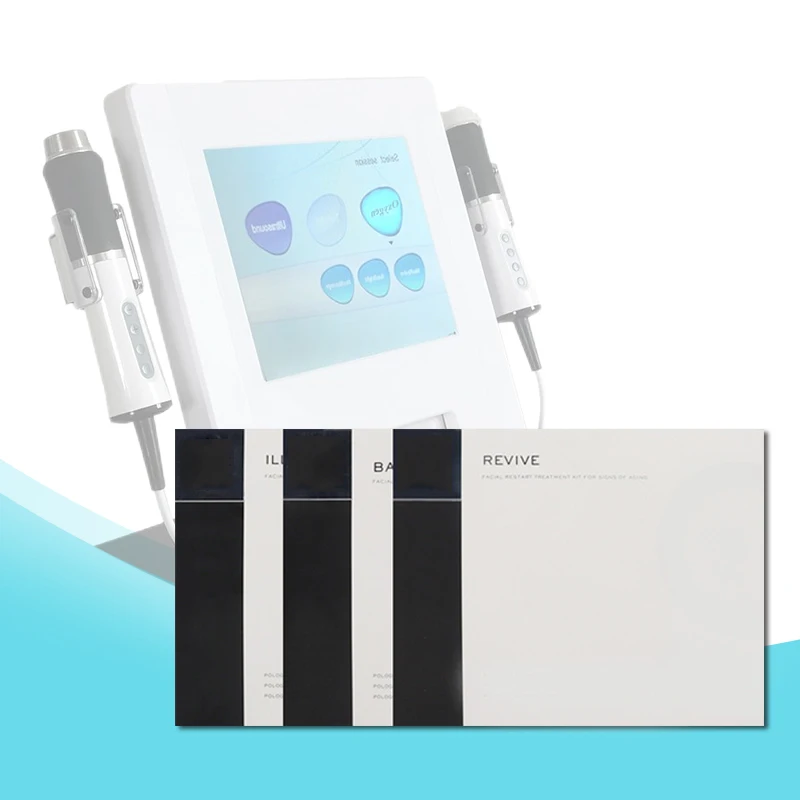 Кислородная струйная очистка 3 в 1 подтягивающий крем для лица косметический уход