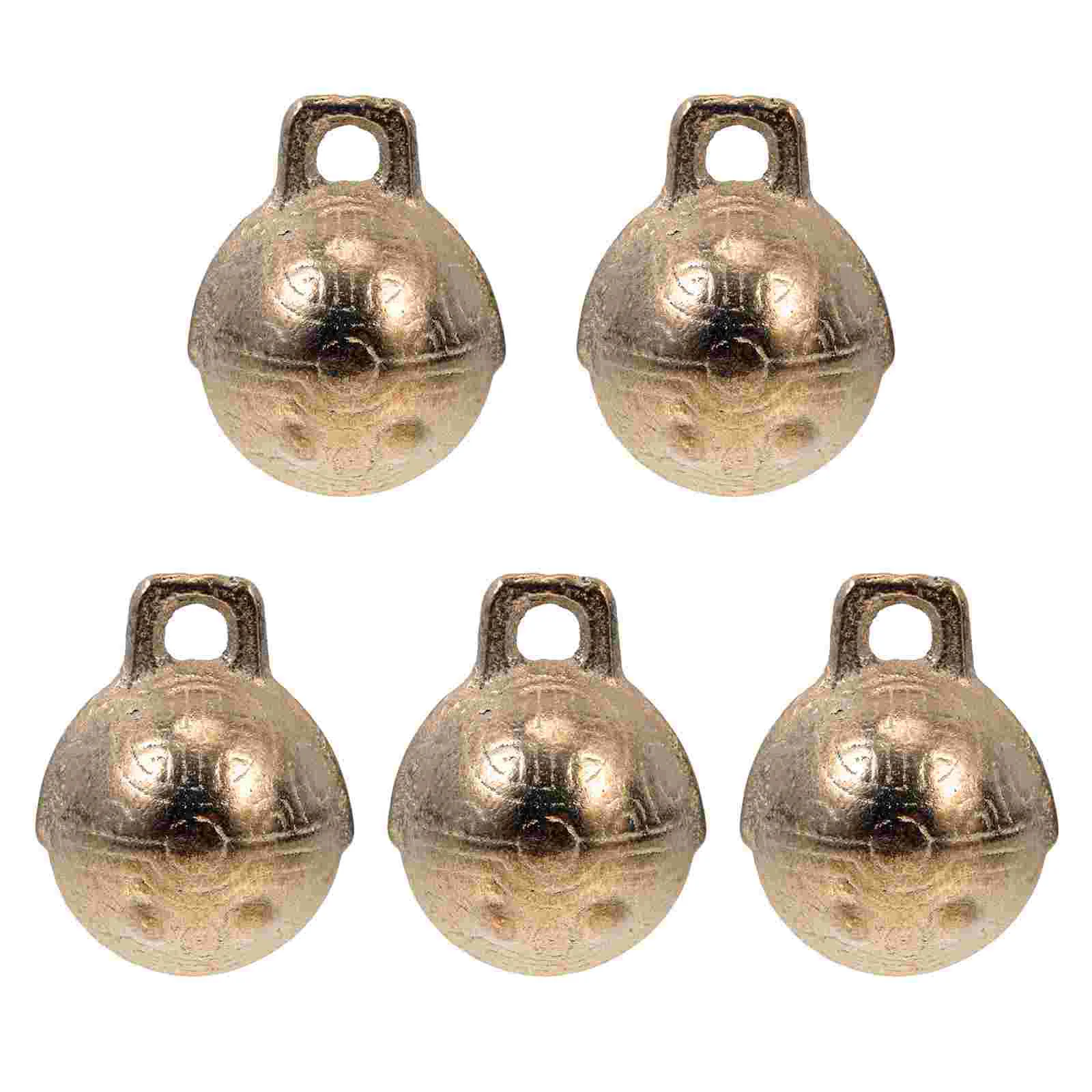 

5 Practical Hanging Bells Copper Bell Hanging Decor Collar Bell