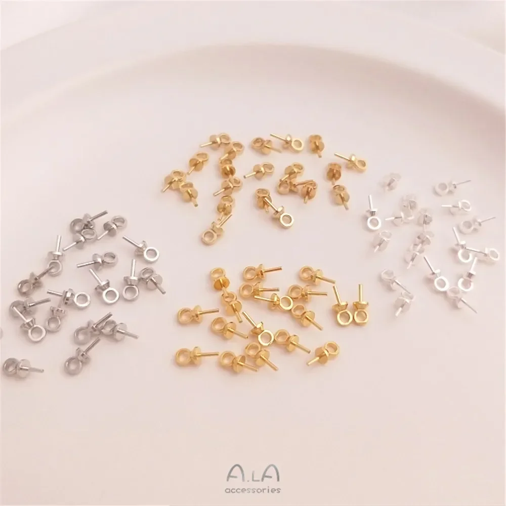 Медный браслет из 14-каратного настоящего золота с открытым изгибом сделай сам