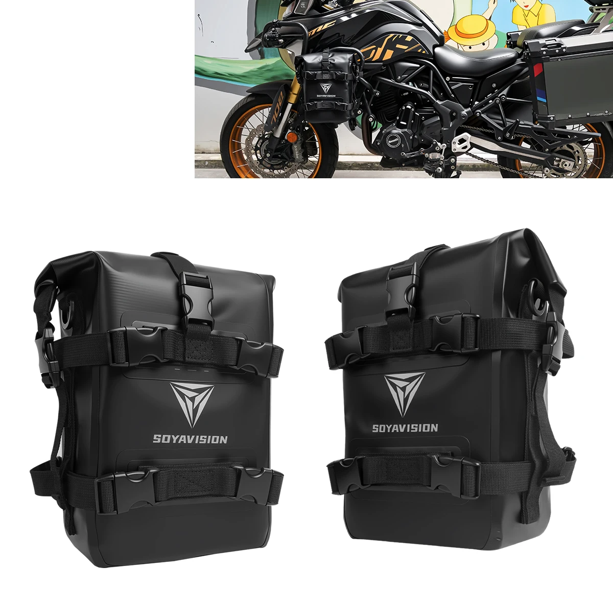 

Водонепроницаемая Сумка Для Хранения CFMOTO CF MOTO 800MT 700MT 650MT 450MT, Аксессуары Для Мотоциклов: Карбоновая Рама