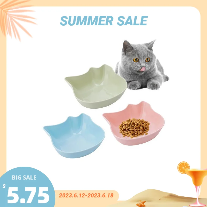 

3 Pack Cat Feeding Bowls Anti Slip Multipurpose Cat Dog Food Water Bowls Pet Dish Puppy Bowl Slow Feeder Bowl Pet Accessories