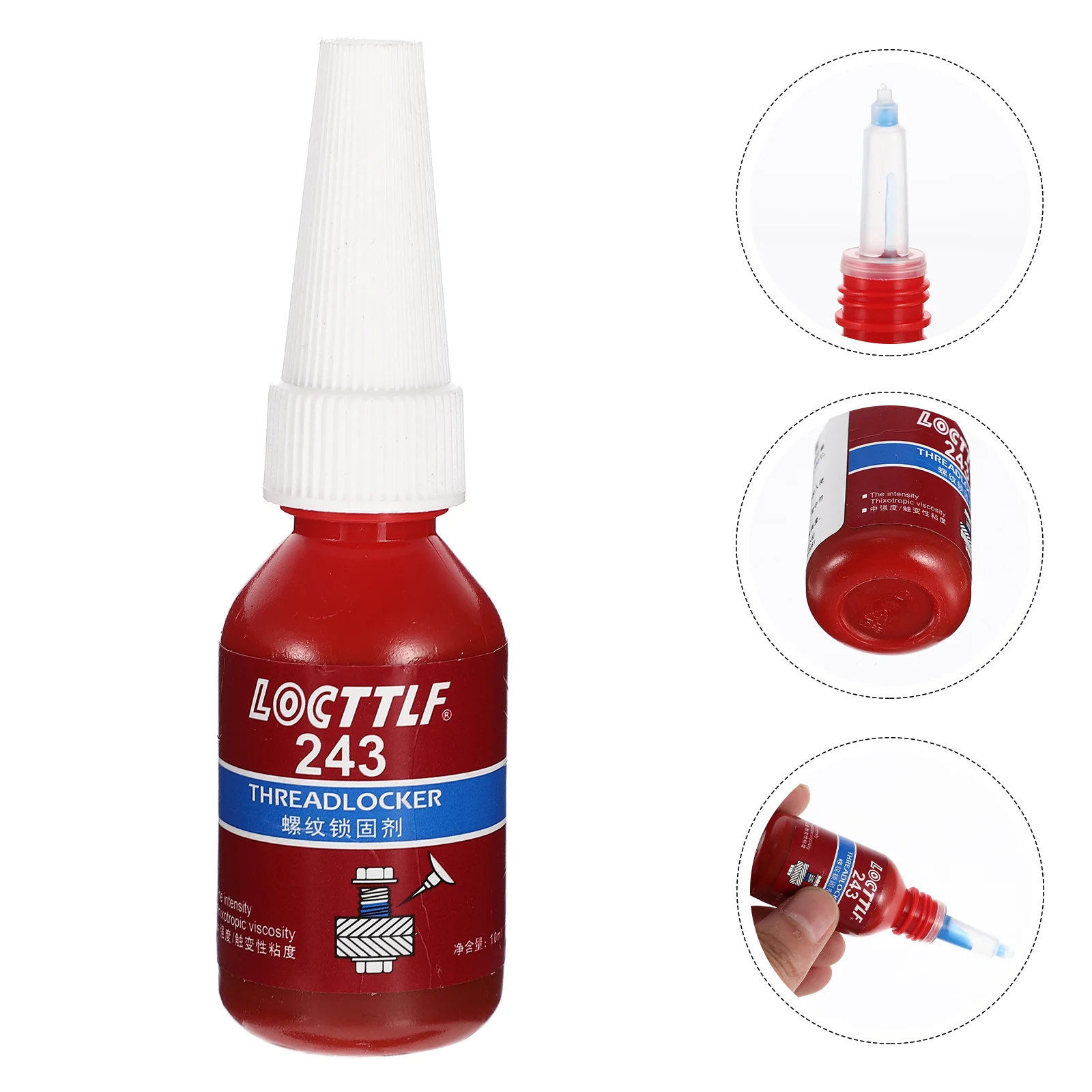 

Glue Screw Thread Threadlocker Locker Toy Model Professional High Strength 243Screw Function Multi Use Daily Car Household