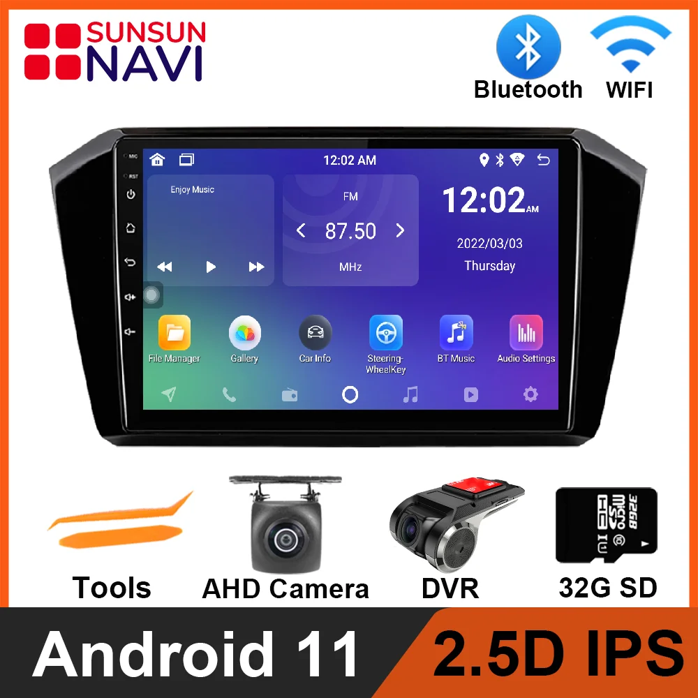 

Android 11 For Volkswagen VW Magotan Passat B8 2017 2018 Car Radio Stereo Multimedia Navigation GPS Video Player DSP IPS