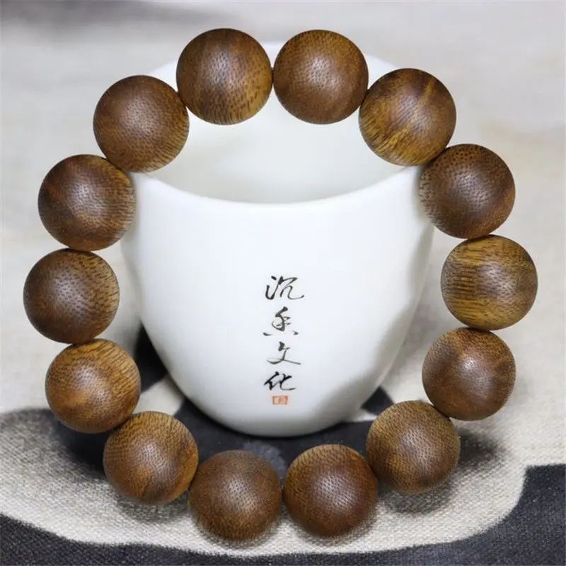 

SNQP Natural Fidelity Vietnam Yazhuang Yingge Green Qinan Chenxiang Hand String Buddha Beads Soft Silk Full Oil Chess Nan