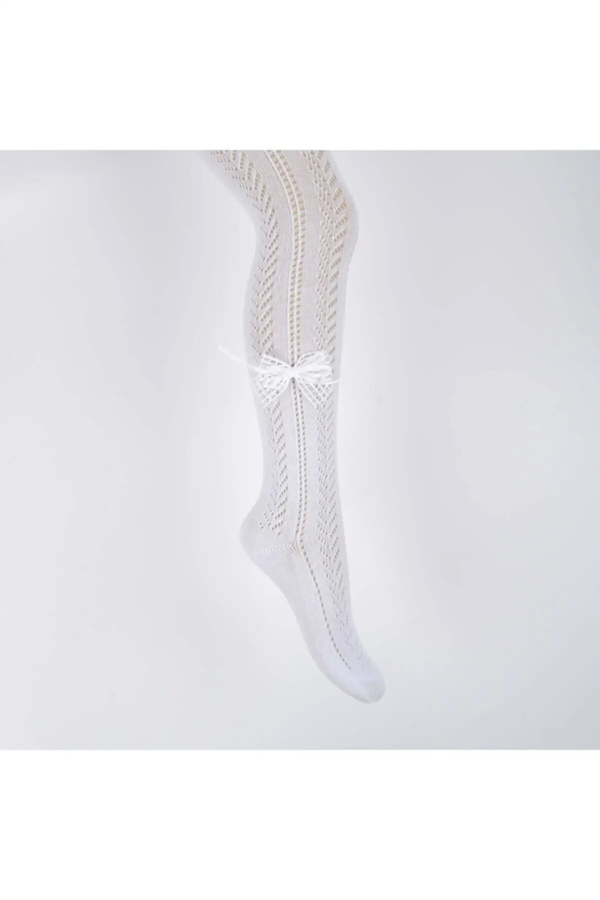 

Selden Accessorized Fishnet Pantyhose Stockings Cotton Pantyhose socks White Single