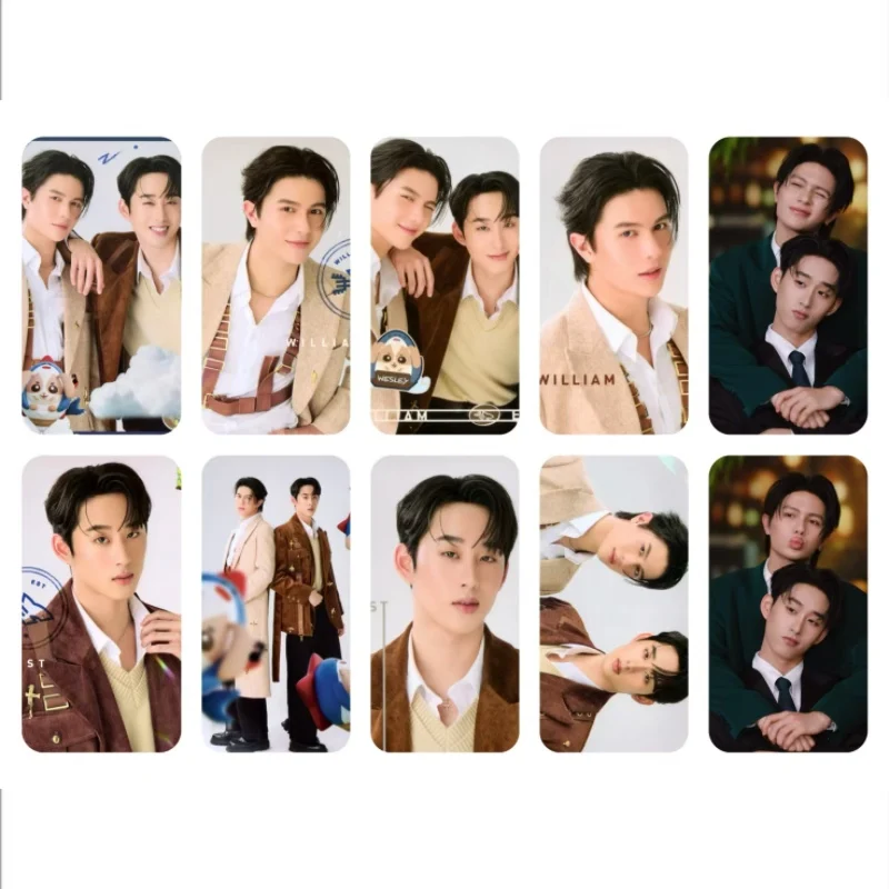 Фото 10 шт./компл. наклейки для карт LYKN Williamest Thai TV Thame Po Heart That Skips A Beat Drama Stills Bus Phone Notebook DIY наклейка №5