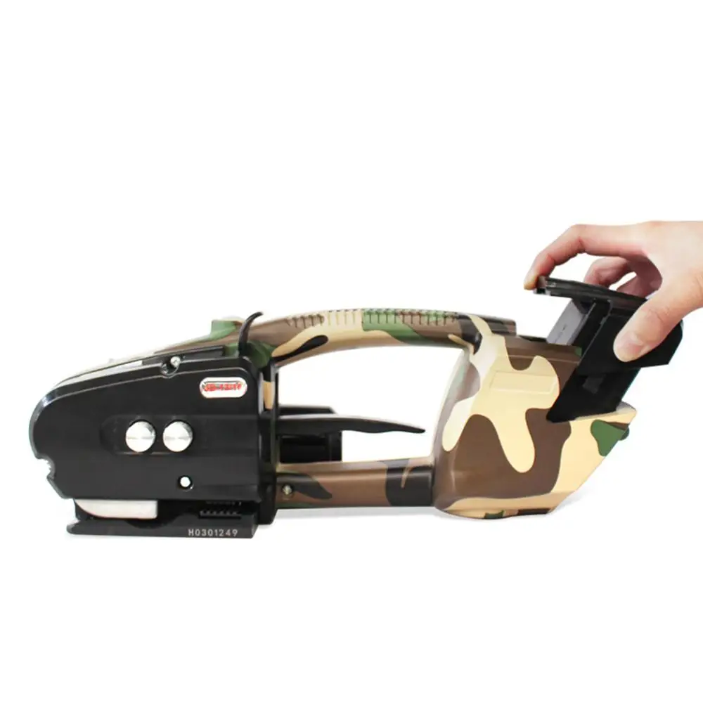 

Mini PP PET Tape binding machine box carton strapping wripping machine with battery