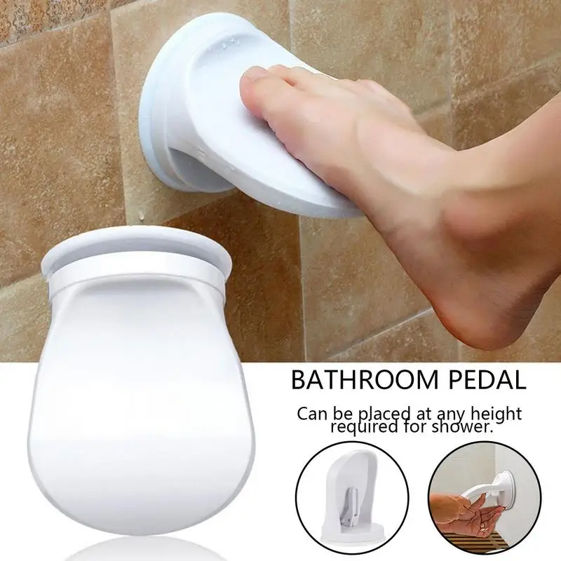 

Shower Foot Rest Suction Cup Pedicure Foot Support With Strong Suction Cup Non Slip Shower Shaving Leg Aid Pedal Home Bathroom