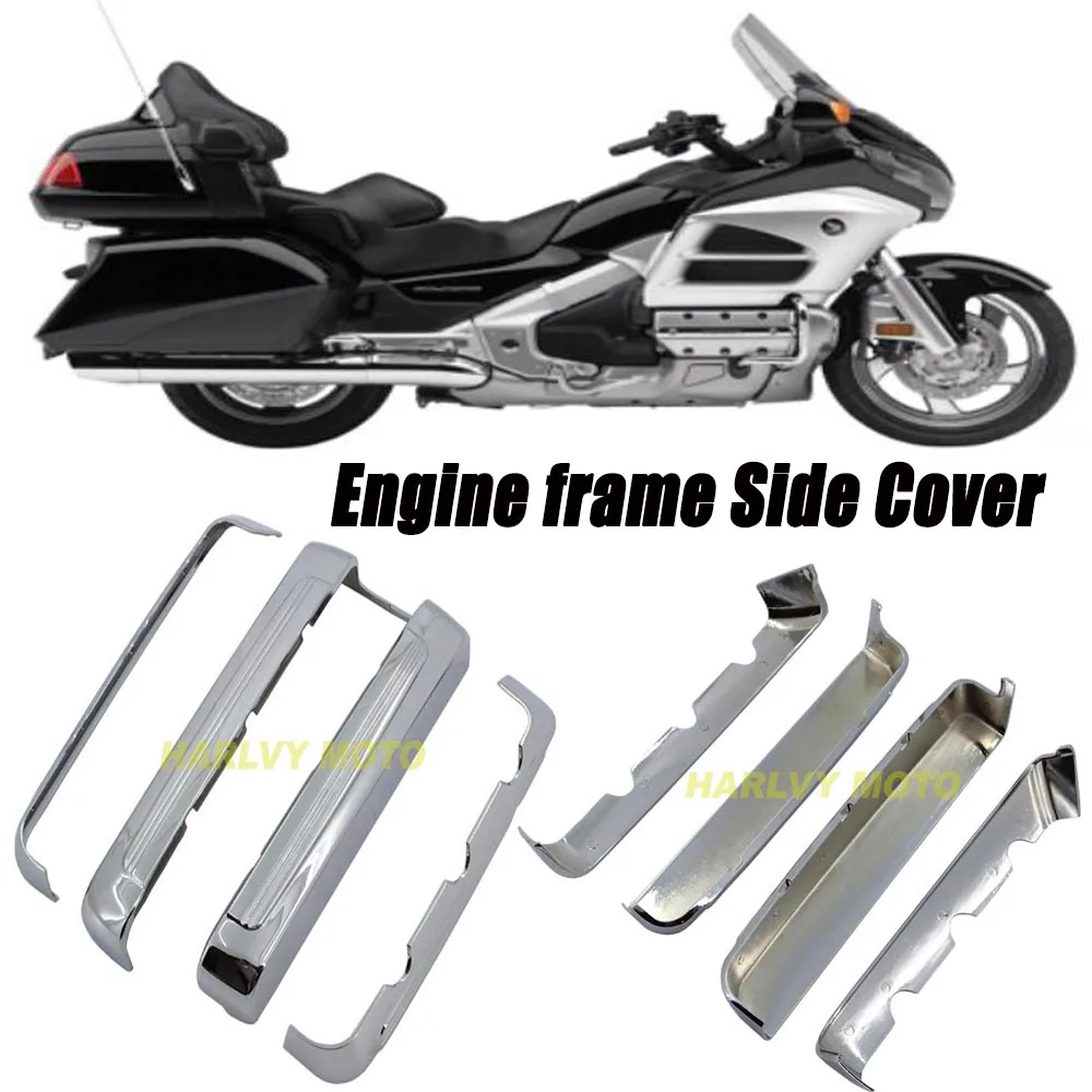 

Chrome Motorcycle Engine Frame Side Cover Case for Honda Gold Wing GL1800 F6B Trike 2001-2016 Valkyrie 2014-2015
