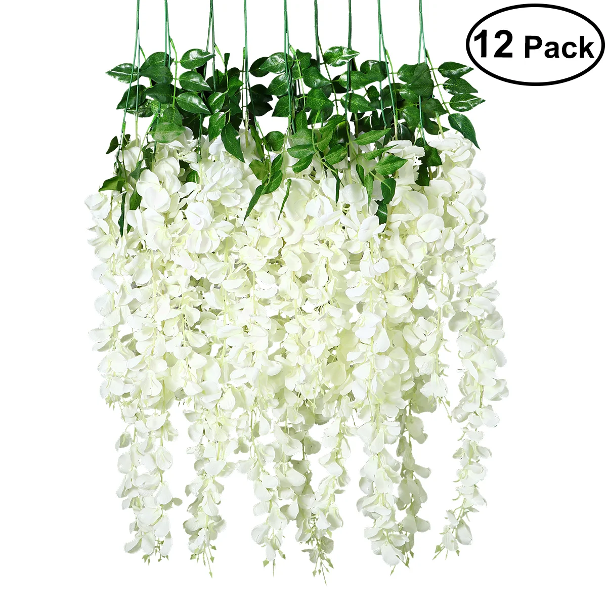 

Flower Wall Decor Artificial Wisteria Artificial Leaves Household Wisteria Garland Wisteria Flower Decorations
