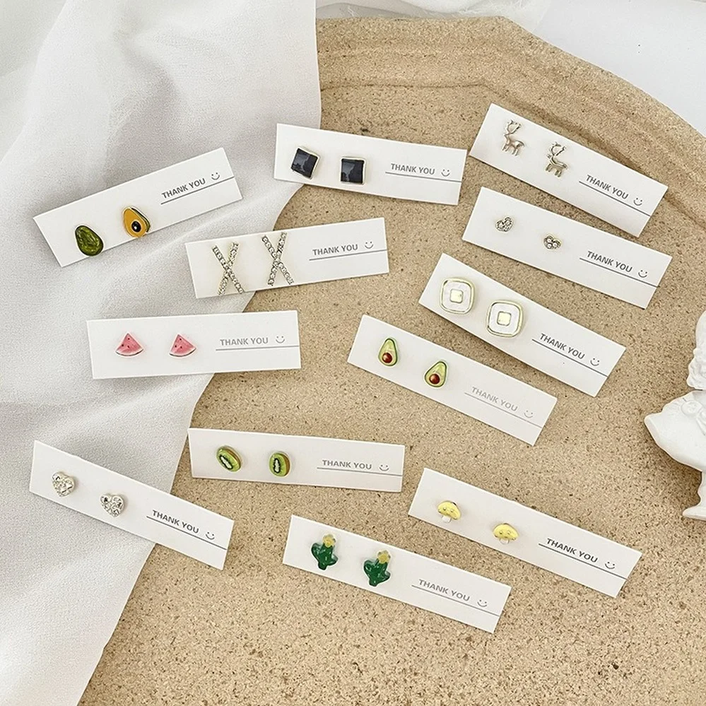 

Fashion S925 Fruit Earring for Men Women Fresh Student Basic Ear Studs Charm Girl Summer Jewelry Friendship Party Gift Wholesale