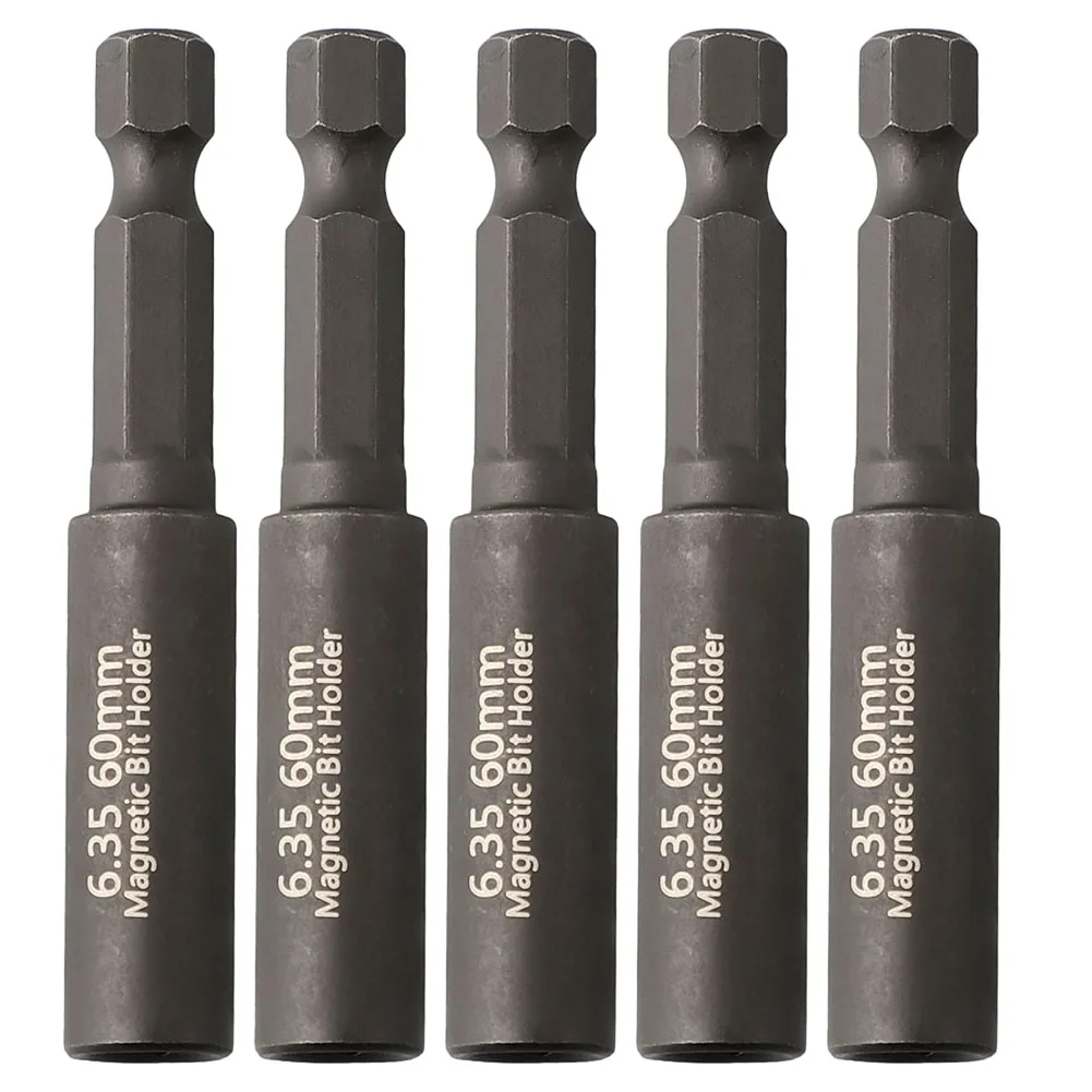 Удлинитель держатель отвертки 1/4 дюйма шестигранный хвостовик 2/5 шт. 60X10 мм