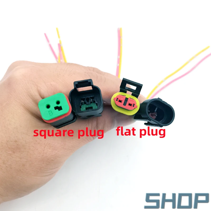 2-контактные соединительные вилки для фар экскаватора рабочего освещения и