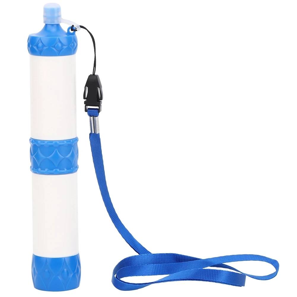 ABS Food Grade Plastic Outdoor Water Purification Straw Portable Filter Sucker Emergency Direct Drinking for Hiking Camping |