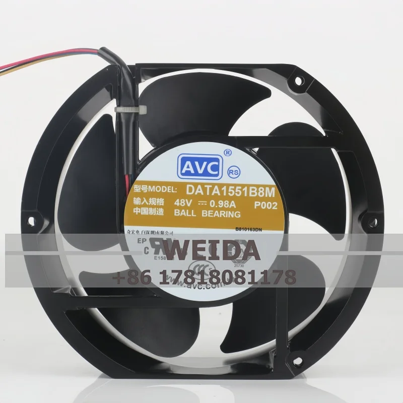 Новый оригинальный AVC 17251 DATA1551B8M/DATA1551B8H DC48V 0 98A большой объем воздуха вентиляция