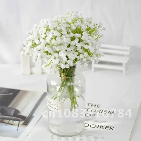 Искусственные мини-Гипсофилы букет цветов для свадьбы дня рождения домашняя