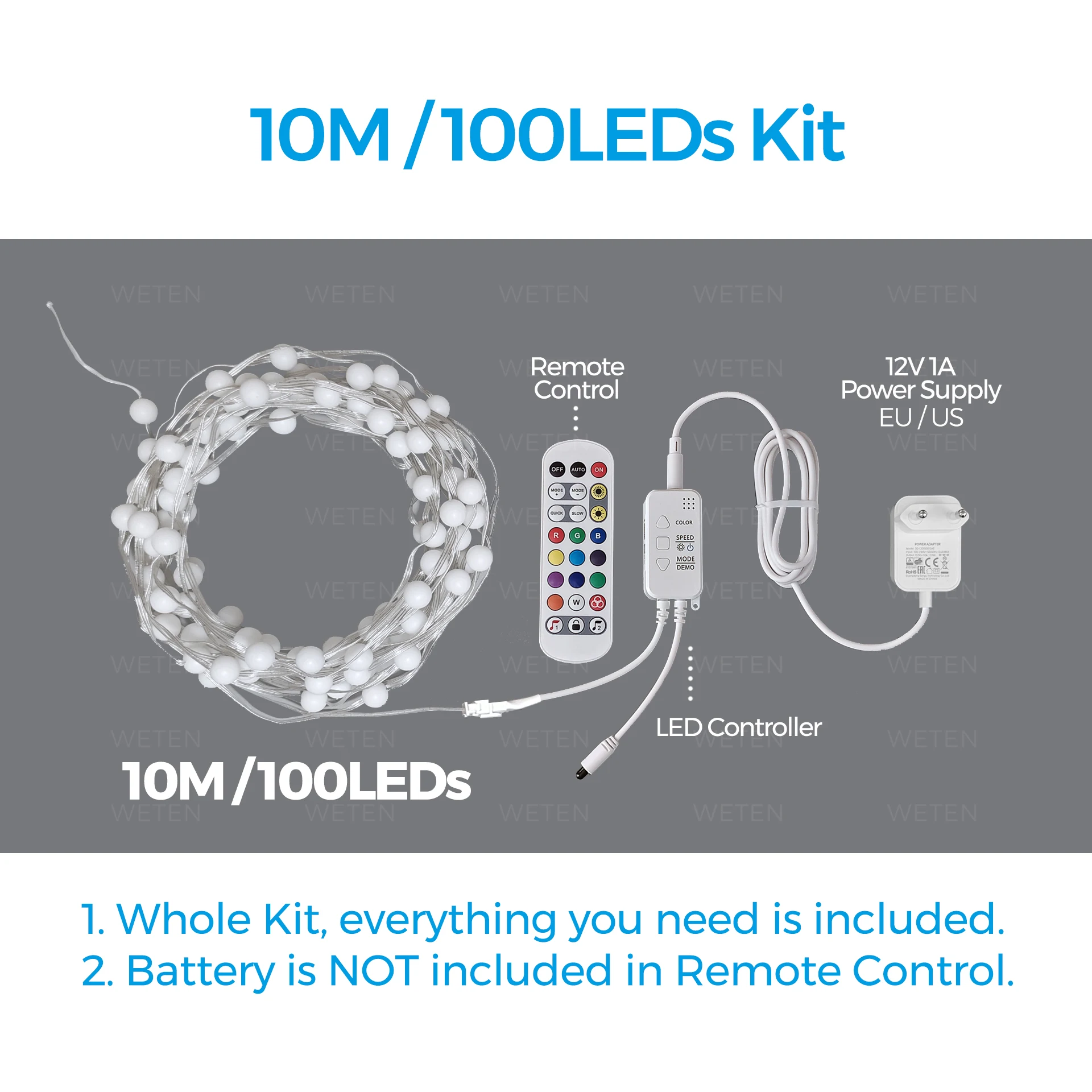 

WETEN Tuya Smart WIFI RGBIC светодиодная лента 10/15/20/30/40M