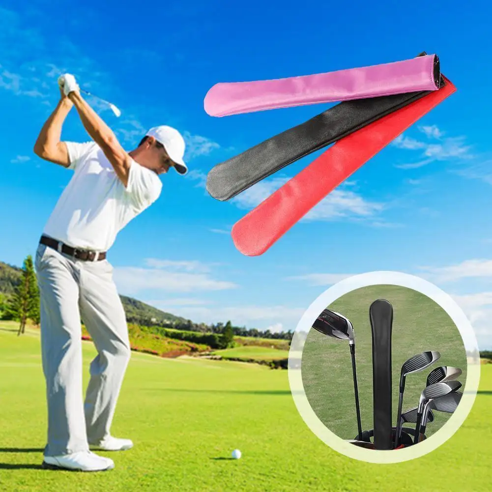 

Pu Leather Golf Alignment Stick Cover Golf Club Leather Swing Cover Swing Protector Golf Corrector Trainer Trainer Gol L3f8