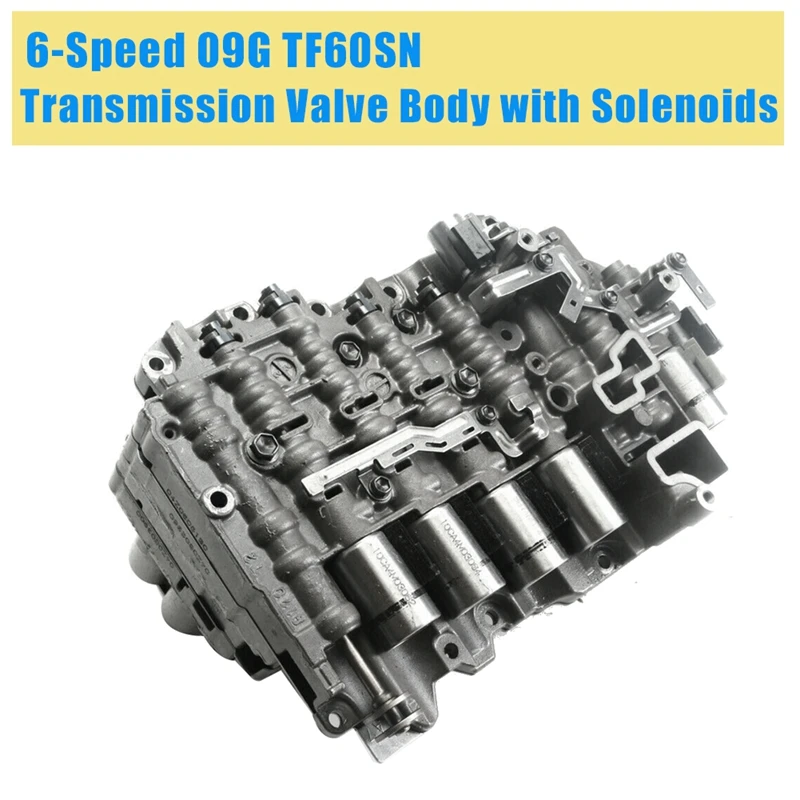 

6-Speed 09G TF60SN Transmission Valve Body With Solenoids 09G325039A For TT Mini Golf Jetta Passat Sharran Touran