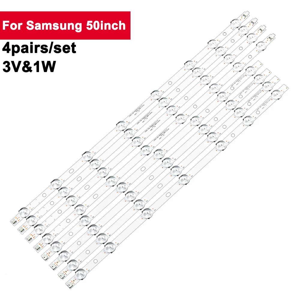 

4Pairs/Set LED Backlight TV Strip For SAMSUNG 50J D3GE-500SMA-R3 LM41-00001Q TV Repair UN50J6200 UN50J6202 UN50J5200AF UN50H5303