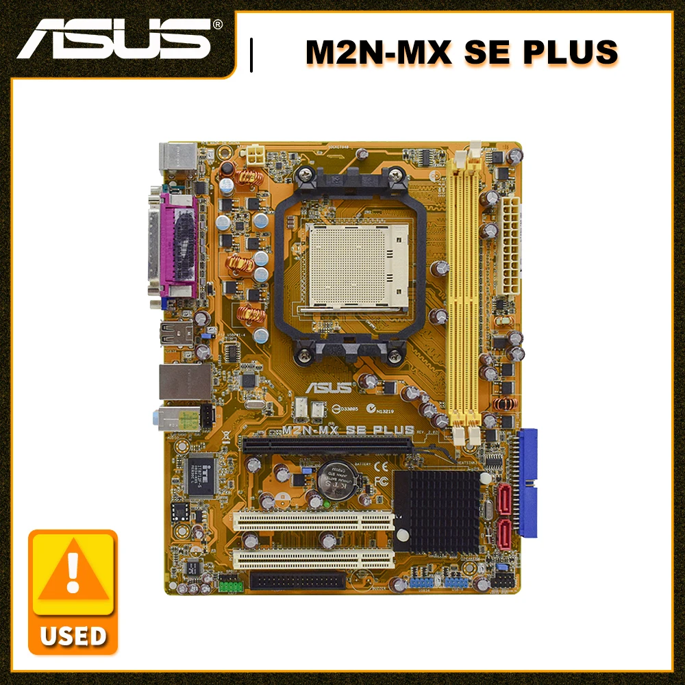 Разъем FM2 + Материнская плата ASUS M2N-MX SE PLUS материнская DDR2 4 Гб PCI-E 16X SATA II USB 2 0 ATX для