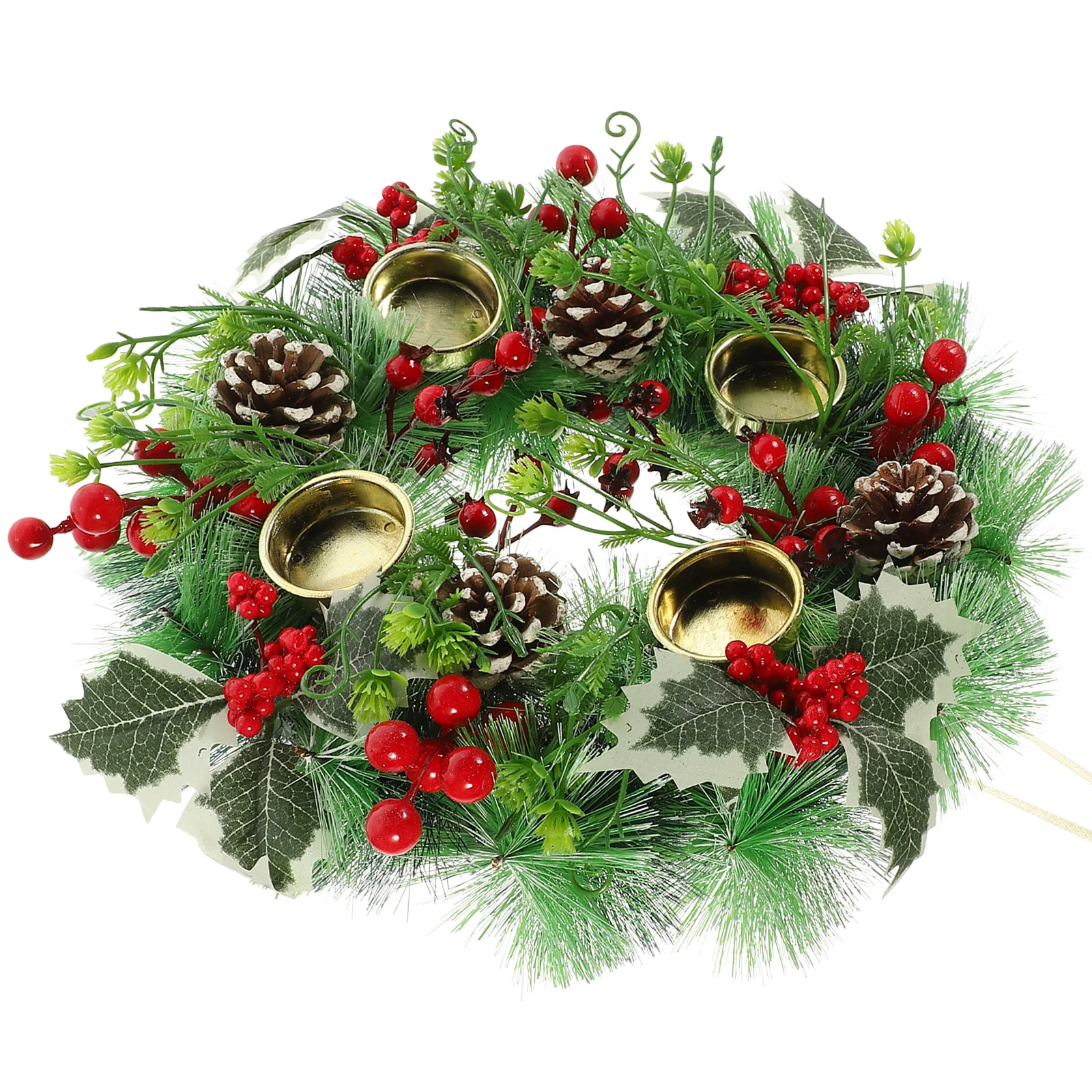 

Xmas Ornament Rings For Pillars Decorative Wreaths Christmas Door Ornaments Holder
