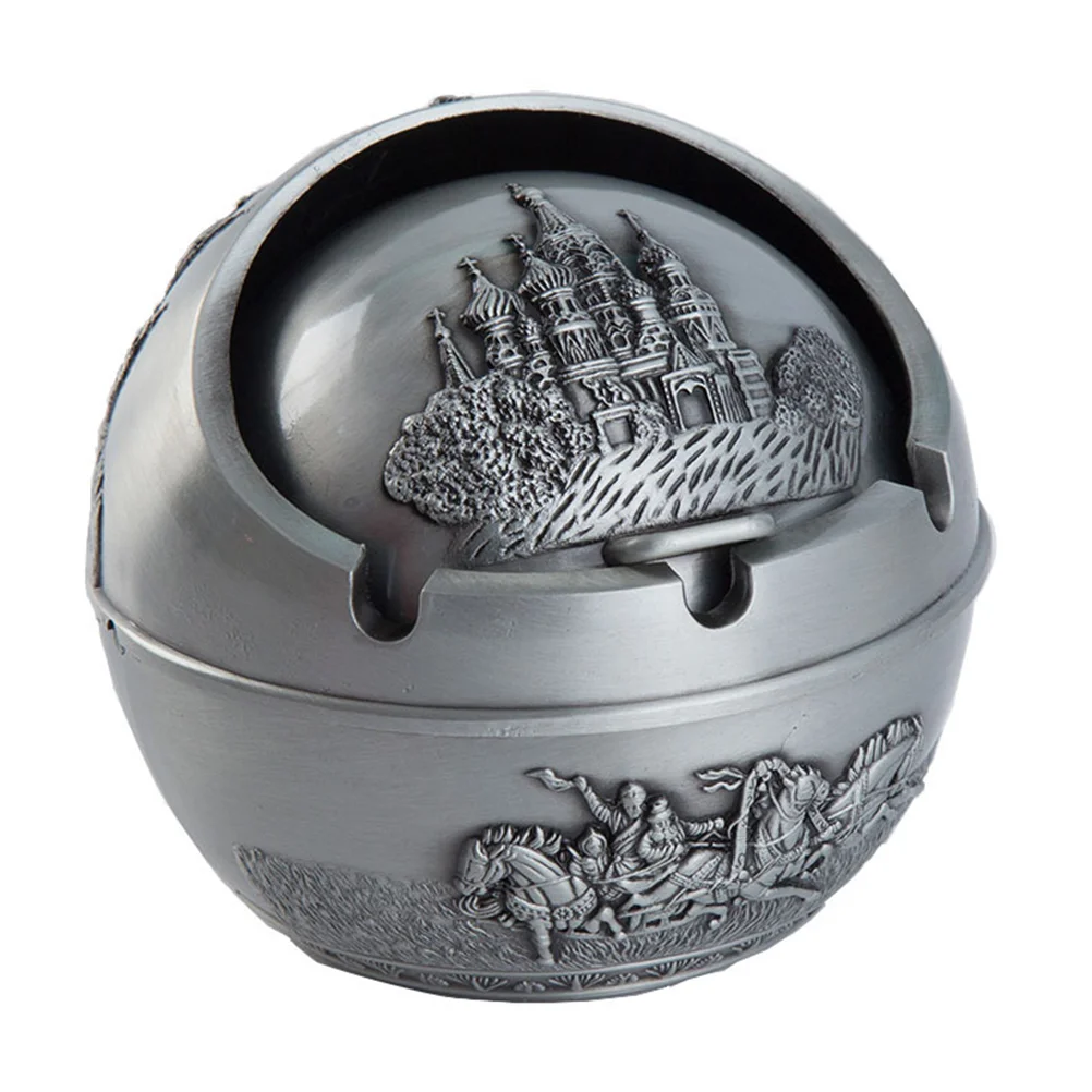

1pc Creative Exquisite Durable Ash Tray Car Ashtray Car Ornament Ashtray with Lid