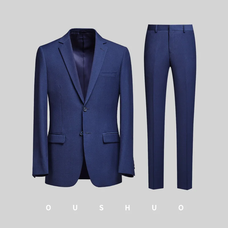 

9290-T-Men's three-piece British business slim-fit professional suit