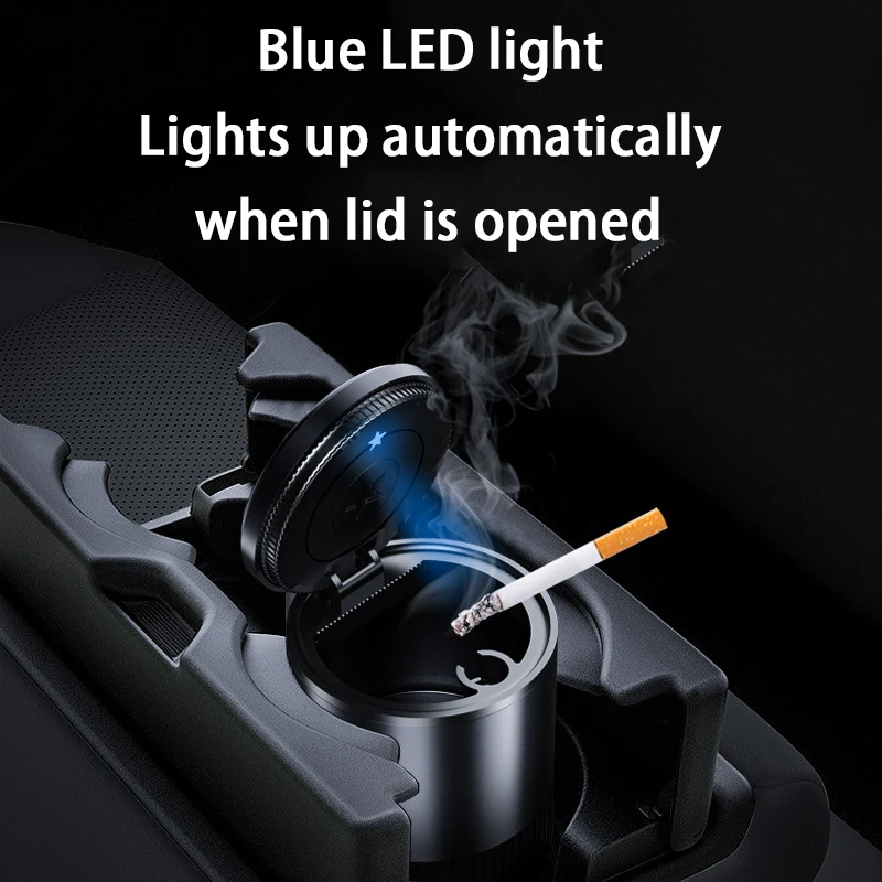 Автомобильная пепельница портативная с одной кнопкой новые энергетические