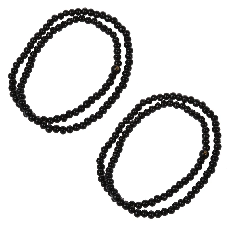 

2X Buddhist Sandalwood Necklace Prayer Beads Mala Bracelet Buddha Tibet