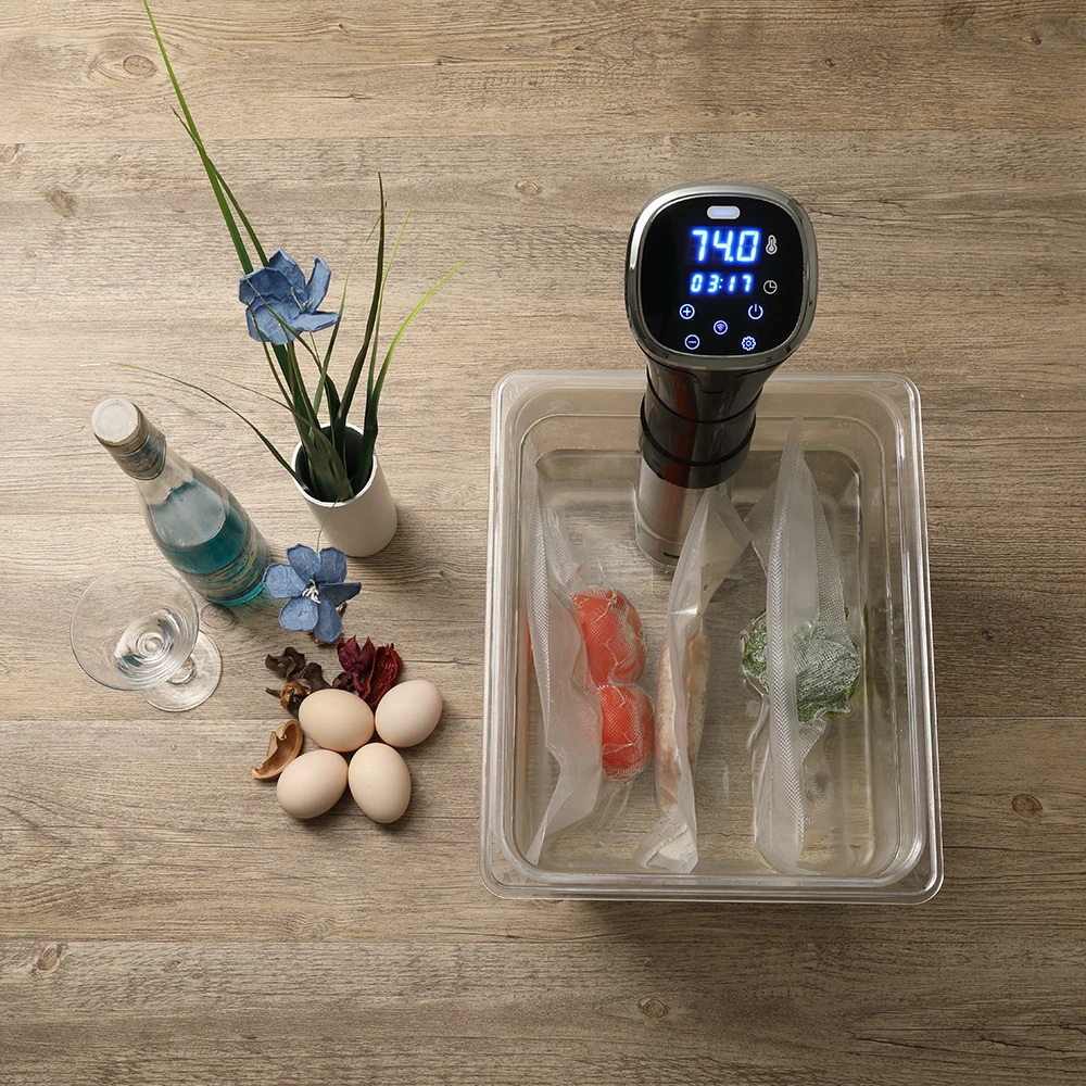 Новая кухонная машина sous vide 2019. Можно установить время приготовления и