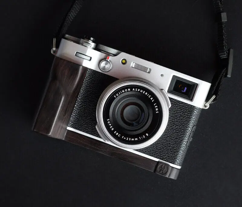 

Для Fujifilm X-100V Fuji Film 100V Hand Grip L plate Wooden Camera